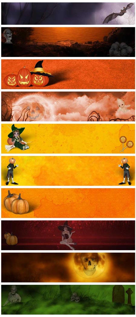 Halloween Headers