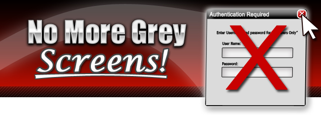 No More Grey Screeens!